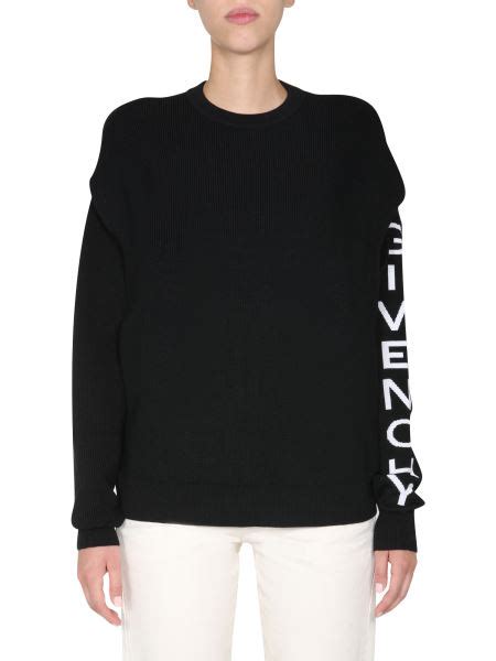 maglia givenchy scritta grande|Maglioni per donna di Givenchy .